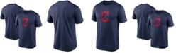 Nike Men's Navy Cleveland Indians Large Logo Legend Performance T-shirt